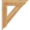 Ekena Millwork Traditional Traditional Rough Sawn Bracket w/ Offset Brace, Western Red Cedar, 8"W x 30"D x 34"H BKT0806X30X34TRA01RWR - alternate 2